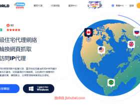 IP2World(静态住宅IP/动态住宅IP)配置教程,超低价格/海外中转加速/全球多个地区定位