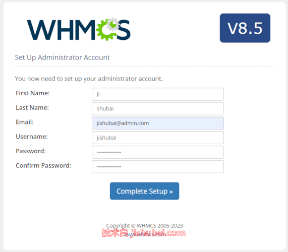 【服务器管理】WHMCS v8.5.1安装和配置图文教程，附破解补丁+汉化包 