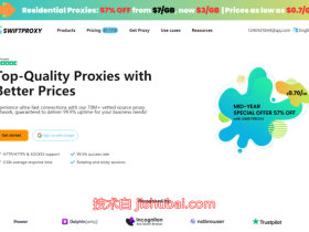 Swiftproxy：全球高质量住宅IP，匿名、安全、快速！低至$0.7/GB